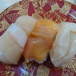 弁慶寿司 - 貝３種