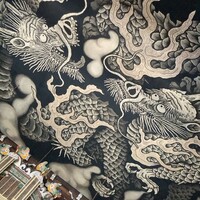 ルアン 鮒鶴京都鴨川リゾート - 建仁寺の天井画（双龍図）