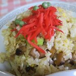 仙龍 - 紅生姜とグリンピースが嬉しいです