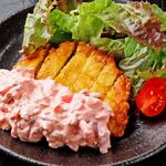 Chicken Nanban with special Shibazuke tartare