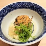 新ばし 星野 - ひろうす、湯葉の炊き合わせ