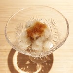 新ばし 星野 - 小肌、辛味大根