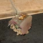 千成寿司 - 鯵の押し寿司