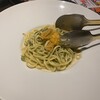 炭焼きイタリアン酒場 炭リッチ - うにとあおさのパスタ