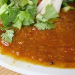 ブラウンオニオンカレーファクトリー - ・「3種のカレーC(¥1380)」のアップ①。