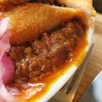 ブラウンオニオンカレーファクトリー - ・「3種のカレーC(¥1380)」のアップ③。