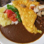 ブラウンオニオンカレーファクトリー - ・「2種のカレー チーズエッグ(¥1320)」
