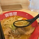 えび豚骨ラーメン 真面目 - スープ