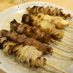 かどや - 2012.6 串焼き盛り合わせ（550円）