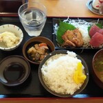 ごはん処 藤井堂 - まぐろ祭定食(税込)780円 ※拡大 (2020.09.05)