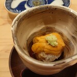 鮨 むらやま - 赤雲丹のせ胡麻豆腐