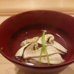 鮨 むらやま - 鱧と松茸のお椀