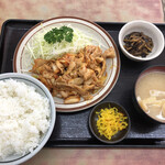 ときわ食堂 - 豚キムチ炒め定食(税込780円）