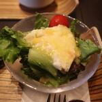 愛犬ヴィレッジ カフェ - セットのサラダ