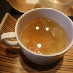 愛犬ヴィレッジ カフェ - セットのスープ