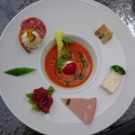 舟小屋 - ガスパチョと前菜