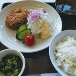 みずほ食堂 - Aランチセット（620円）