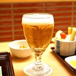 新宿 立吉 - アサヒスーパードライの生ビール