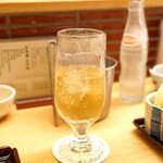 新宿 立吉 - スーパーニッカ　ダブル と ウィルキンソン炭酸水　２杯目