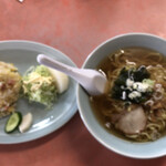 敦煌 - 料理写真:ラーメン&チャーハン　700円