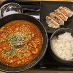 GYOZA BAR - 坦々麺セット880円税抜