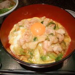 京都 八起庵 - 親子丼はお肉たっぷり