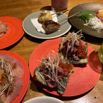 牛肉寿司 海鮮 串天ぷら酒場 レレレ 梅田店 - 