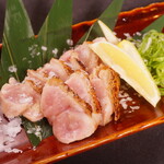 備長炭火焼鳥たまるや - 播州百日鶏ステーキ