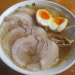 青竹手打ラーメン 日向屋 - 嫁さんは､煮卵追加