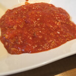 chinese kitchen 海 - 四川のエビチリと思いますが、辛いだけで無く美味しかったです。