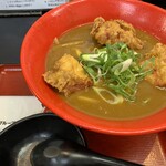 極楽うどん TKU - 鶏天カレーうどん（￥950）