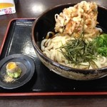 あまからさん - 肉かき揚げぶっかけうどん