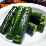 よし半 - キュウリの漬物