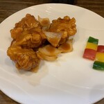 中国酒家　菜都 - 阿波産豚ヘレ酢豚（￥850）