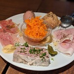 bistro oeuf oeuf - シェアコース アミューズ 盛り合わせ（＋500円）