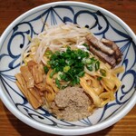 Aburasoba Shuuhei - 醤油・並盛り・平打ち麺