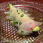 Gastro Sukegoro - 真鯛とｽﾞｯｷｰﾆのCarpaccio