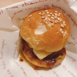 鳥匠 いし井 - ミニ月見バーガー