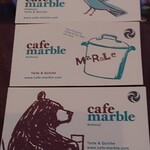 Cafe marble  - ショップカード(表)