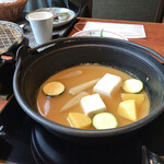 ラビスタ阿寒川 - 朝食の阿寒鍋