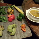 Jyozo - バーニャカウダ　盛り付けもお味もバーとは思えないクオリティです！