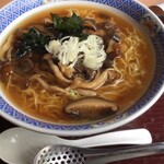 笑門来福 - きのこラーメン780円大盛150円増し