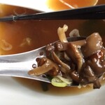 笑門来福 - きのこラーメン780円大盛150円増し