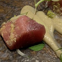 HAGI - いわきの鰹　福島茄子のソースといわきの朝どれフェンネル