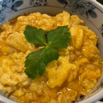 遊庵 - とろとろ玉子丼＋ざるそば  ¥1050-