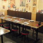 Naberyouri Yoshitomi - 半個室になっていますので8～10名様のグループに最適です。