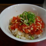 神保町 黒須 - 塩トマトごはん300円