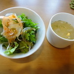 グリーンカフェ - サラダとスープ