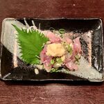 Izakaya Sanzoku - アジのタタキ ¥800