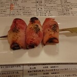 もん家 - うずらベーコン